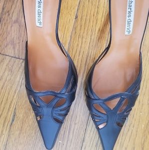 3 for $75 NWOB Charles David high heeled mule